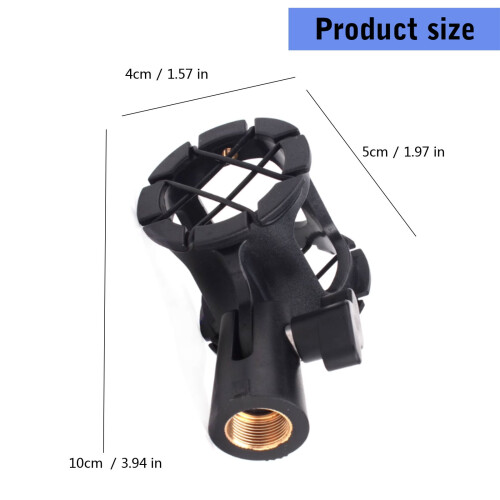 Small Handheld Microphone Shock Mount Camera Microphone Suspension Shock Mount for Camera Shoes Accessories 1