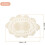 Heklede doilies beige oval17x12inch2stk 2