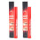 2er-Set Wimperntusche, je 8 ml, Schwarz, langanhaltend 2
