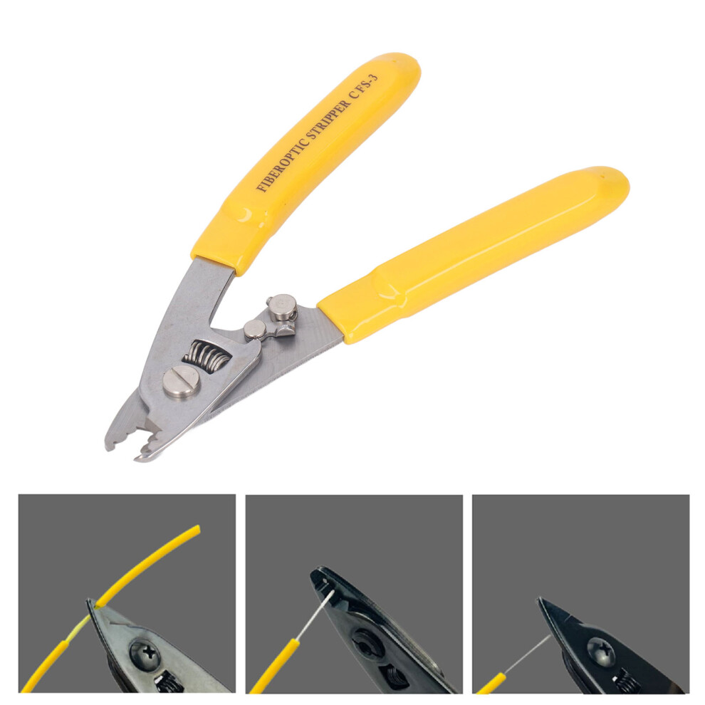 Fiber Optic Stripper Cfsâ3 Stainless Steel 3 Hole Cable Cutter Tool 4651385609980