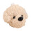 Mini peluche chiot 7 cm beige 1