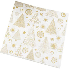 20Pcs/Set Disposable Christmas Dinner Napkins, Christmas Guest Napkins, Christmas Printed Napkins Napkins for Party 17 17 17