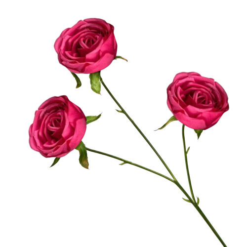 Bouquet di rose artificiali – Rose realistiche a tre teste