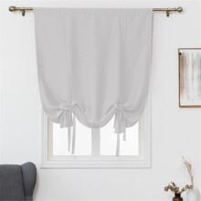 Rideaux occultants ballons et stores à nouer pour chambre, salle de bain, salon – Compatibles avec les fenêtres standard