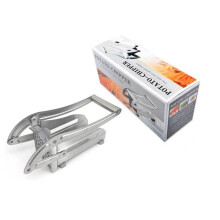 Coupe-frites en acier inoxydable – 2 lames, base antidérapante