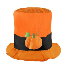 Adorno para la cima del árbol: Sombrero de copa de calabaza