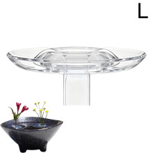 Hydroponic Floating Flower Holder, Round Acrylic Flower Frog Insert for DIY Bouquets & Vase Arrangements – Compatible with Standard Vases