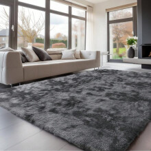 Sour Lemon Large Size Fluffy Rugs, Non-Slip Soft Shaggy Floor Carpet Mats & Rugs For Room Decor