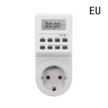 Electronic Digital Timer Switch Socket EU/UK/US/AUPlug 24 Hour Cyclic Kitchen Timer Outlet Programmable Timing Socket