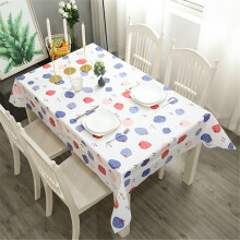 Nappe de cuisine/salle à manger rectangulaire en PVC imperméable et résistante à l'huile, imprimée à carreaux, en toile cirée anti-taches