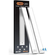 Luzes LED recarregáveis para armários com sensor de movimento