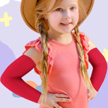 Protection Sleeves Arm Sports Children's Sleeve Elastic Sunscreen Arm Sleeve Suitable For Children Outdoor Sports Arm Sleeve Bright Colors