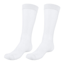 Chaussettes habillées pour homme en soie transparente montantes jusqu'au mollet.