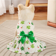 Falda para perros pequeños y medianos para el Día de San Patricio