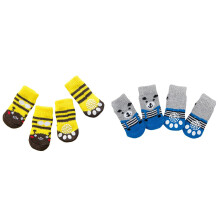 Calcetines para perros con agarre de silicona – Set de 8 piezas