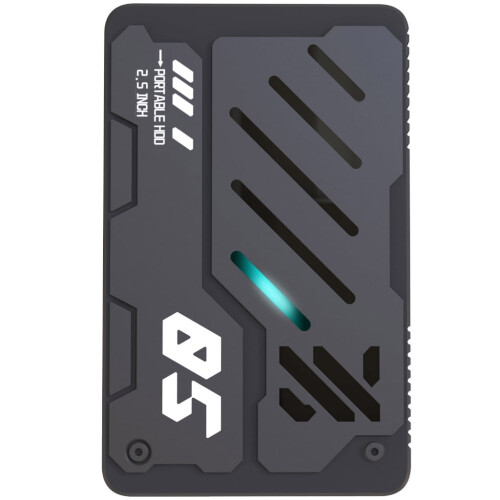 USB3.0 2,5" ekstern SSD – Aluminium, stødsikker,