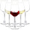 Set di 6 bicchieri da vino trasparenti con stelo da 355 ml 1