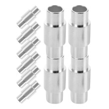 KALLORY 10Pcs Roller Skate Bearing Spacer Set Aluminum Skate Shaft Gaskets for Bike
