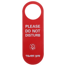 home office sign Door Hanger Sign Red 1Set