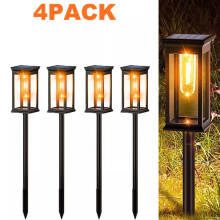 Solar tuinverlichting op prikker, rechthoekig ontwerp, 2- of 4-pack