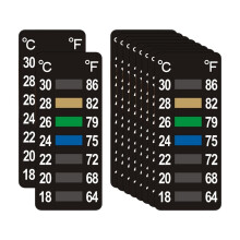 10 Pieces Temperature Strips Temperature Indicator Thermometer Label Temperature