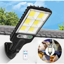 Napelemes utcai lámpa300LM IP65 72 LED PIR érzékelővel