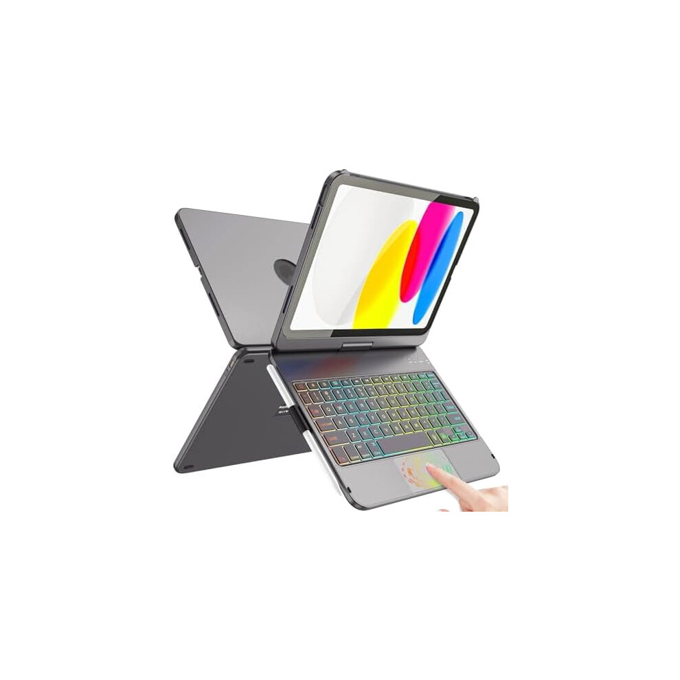 Touch Keyboard Case For Ipad 11Th Gen 11" And 10Th Gen 968604283741