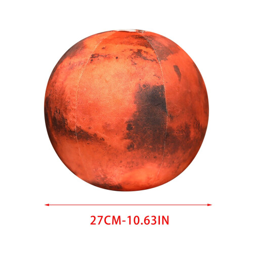 Μαξιλάρι Faux Planet, βελούδινο μαξιλάρι επιστημονικής εκπαίδευσης, μαλακό στρογγυλό 1