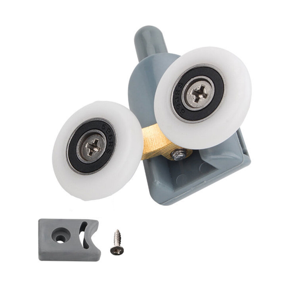Adjustable Cabins Pulley Shower Door Rollers Runner Wheels Bathroom Pan Glass Sliding Door Pulleys Upper Bottom Rollers 9083649273463