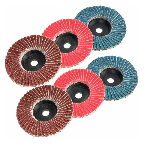 Fächerscheiben 75 x 10 mm, Körnung 80, 6 oder 10 Stück
