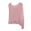 Lichtgewicht mesh poncho voor dames, roze, one size 1