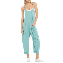 Trendy damejumpsuit Komfortabelt design med lommer Alsidig modejumpsuit Afslappet tøj til hverdagsbrug