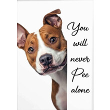 Poster mit American Staffordshire Terriern – Lustiger Hundehumor