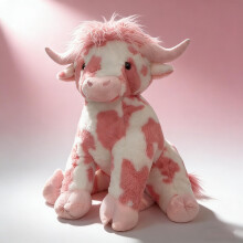 Pelúcia de vaca Highland rosa de 50 cm (20 polegadas)