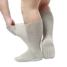 Hospital Grip Socks,Bariatric Socks,Anti Slip Lymphedema Diabetic Socks for Women Men Extra Width Socks for Swollen Feet