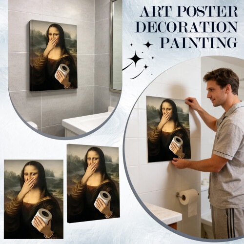 Mona Lisa Tissue Parodi Plakat – 1 stk.