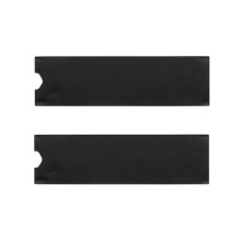 2Pcs M.2 NVMe Heatsink M.2 PCIE NVME 2280 SSD Coating Full Cover Copper Heatsink SSD Radiator for Laptop PC