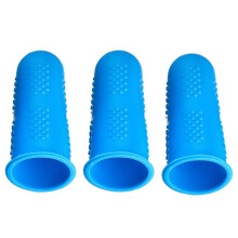 Protectores de dedos de silicona (paquete de 3) S/M/L