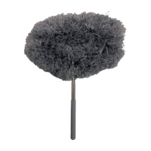 Long-Handled Microfiber Ceiling Fan Duster, Slanted Head Dusting Tool for High Ceilings, Extendable Fan Blade Cleaner for Home & Office