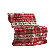 Christmas Flannel Blanket Throw Green Reindeer Soft Fuzzy Plush Cozy Blankets for Couch Sofa Bed Lounging Ideal for Kids Adults Wife Softies Blankets