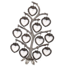 Cadre photo arbre généalogique en bois, décoration de table, 12 pièces