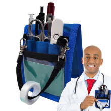 Nurse Pouch Pocket Nursing Organizer Belt Bag Utility Multi-Compartment Waist Bag Pocket Small Tool Belt for Work & Bandage ideal
