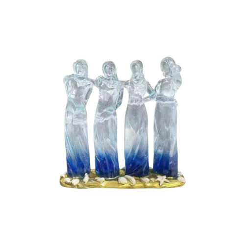 Tre søstre harpiksfigur 9,5 cm
