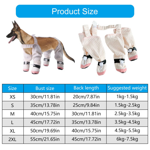 Raquetes de chuva e neve para cães com solado antiderrapante e proteção para as patas. 2