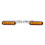 Retro Mini LED Blinkleuchten 12V Bernstein-Silber 3