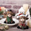 Koebeeldje van hars, kerstster, kerstboom, snoepstokkabouter 4