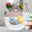 Easter Glass Hanging Decor 2D Flat Holiday Ornament 5