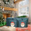 Saco para guardar árvore de Natal à prova de poeira com 2 bolsos frontais 6