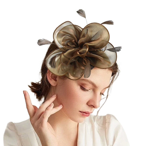 Vintage-Haarspange oder Haarband mit Schleiermotiv – 1 Stück 1