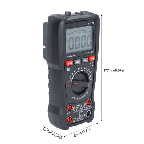 Digital Multimeter 4000 Counts, Auto, Multi-Function, Anti-Burn 1